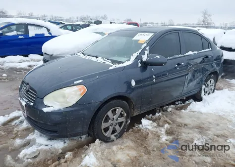 2009 Hyundai Accent Gls from USA, damaged, VIN KMHCN46CX9U334089